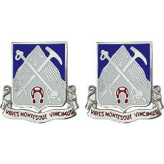 87th Infantry Regiment Unit Crest (Vires Montesque Vincimus)